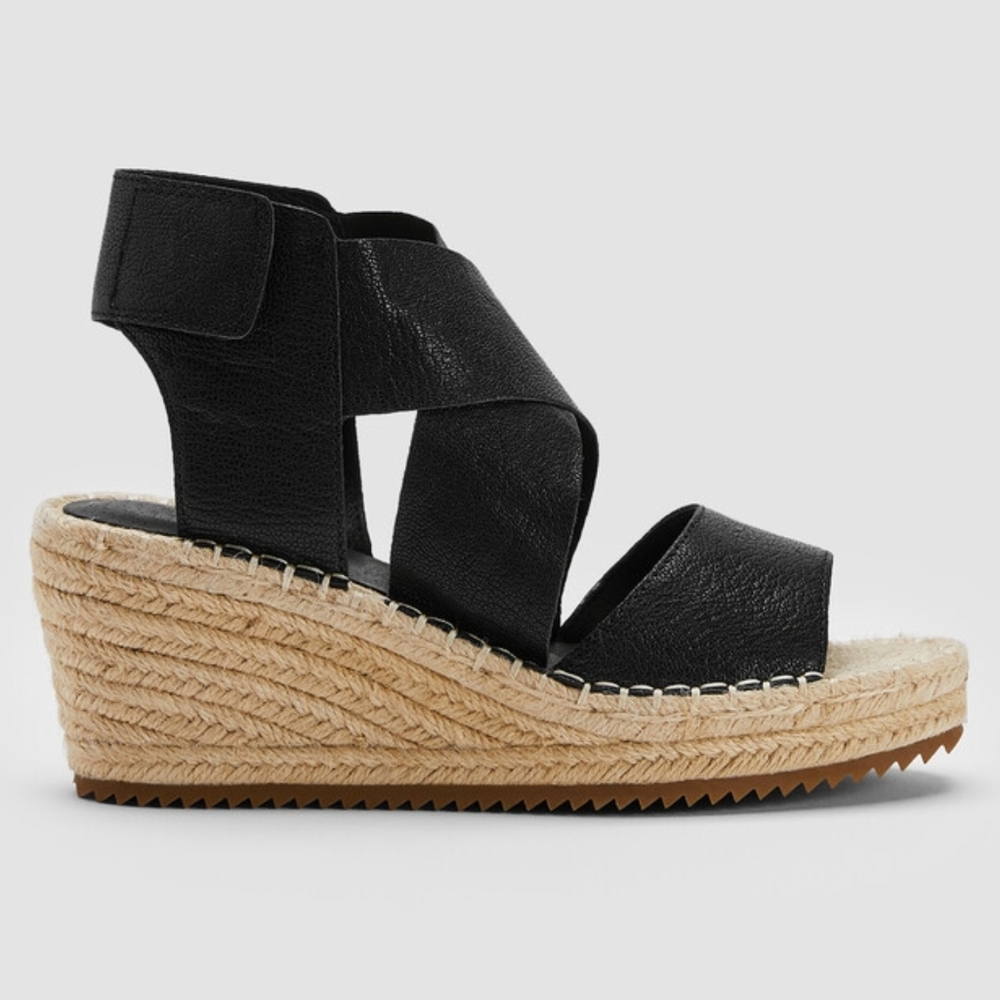 Eileen Fisher Willow Wedge Espadrille Size 9
